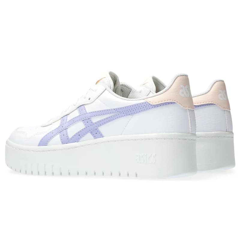 کفش کلاسیک زنانه آسیکس Asics Women’s Japan S PF سفید بنفش — تصویر ۵