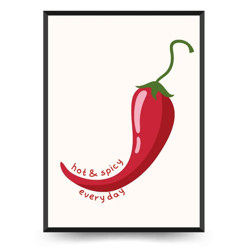 تابلو دکوراتیو فانتزی نوشته Be Hot