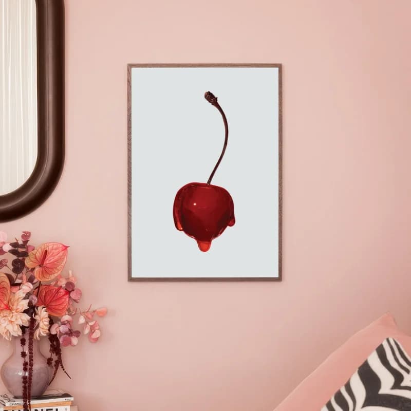 تابلو و پوستر فانتزی برای کافه طرح گیلاس — تصویر ۳
