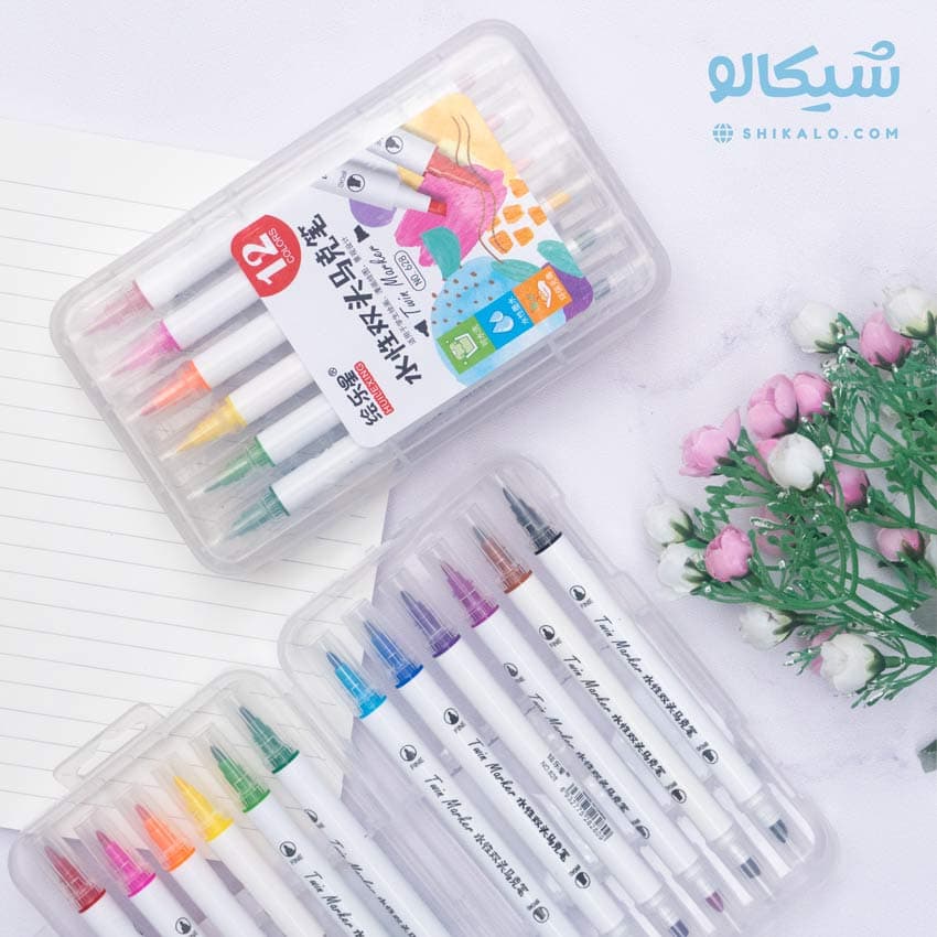 ماژیک 12 رنگ دوسر