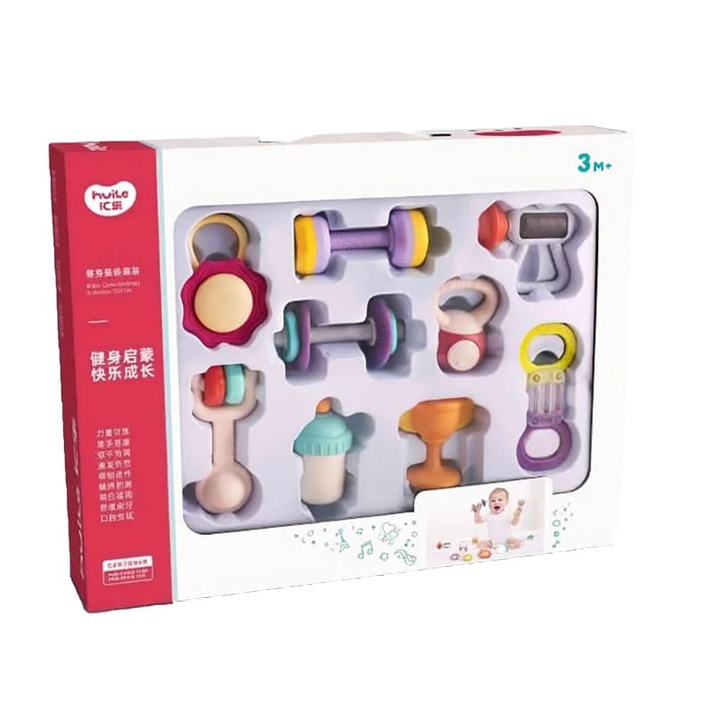 ست جغجغه 9 تکه هلی تویز طرح ورزشی Hola Toys مدل 7900HC