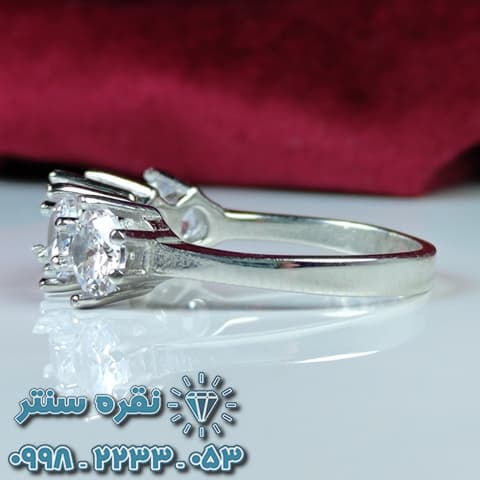 حلقه چند نگین ترک زنانه — تصویر ۳
