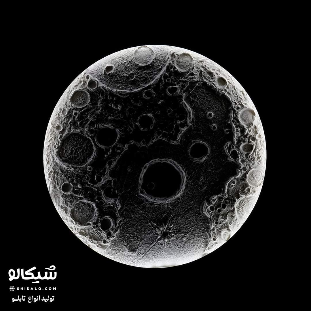 تابلو دکوراتیو ماه کامل ( چراغ خواب ) — تصویر ۳