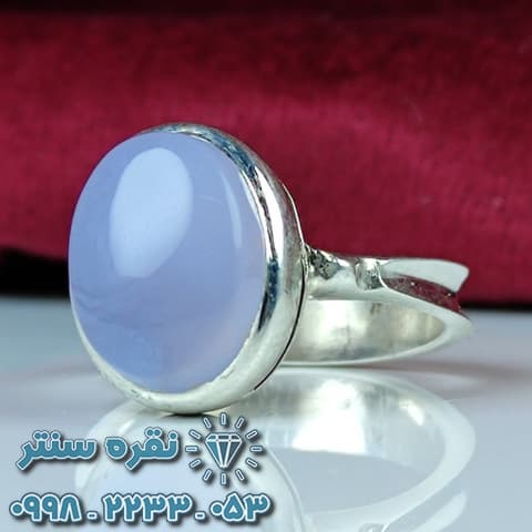 انگشتر مردانه عقیق یمنی کبود حرز دار