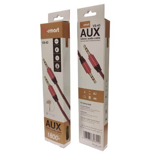 کابل AUX وی اسمارت مدل VS-43 ( طول 1.8 متر )