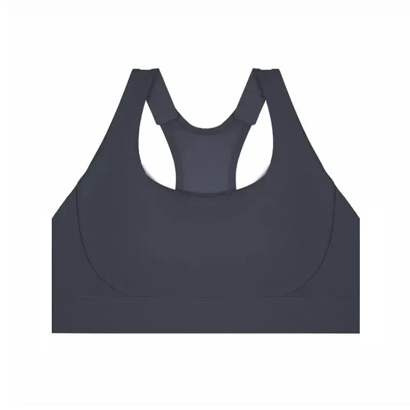 نیم تنه زنانه ورزشی حرفه ای میکروفایبر کاپ دار پشت قهرمانی — تصویر ۱۰