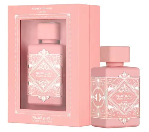عطر ادکلن لطافه بدیع العود صورتی نوبل بلاش اورجینال | Lattafa Noble Blush Bade’e Al Oud