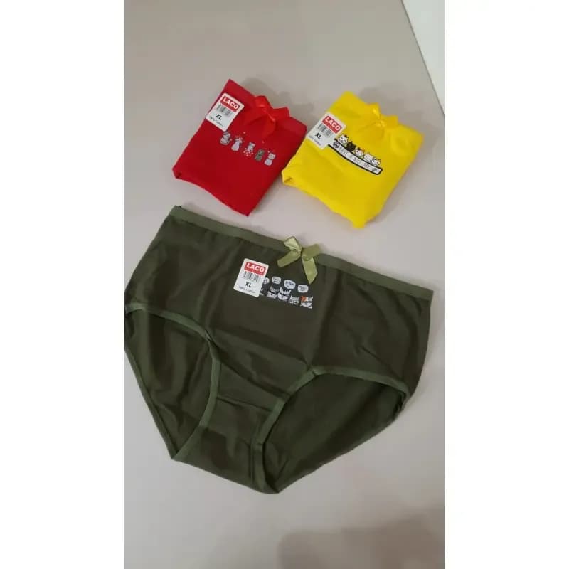 شورت زنانه نخی کش کاغذی برند لاکو سایز XL رنگبندی روزمره — تصویر ۴
