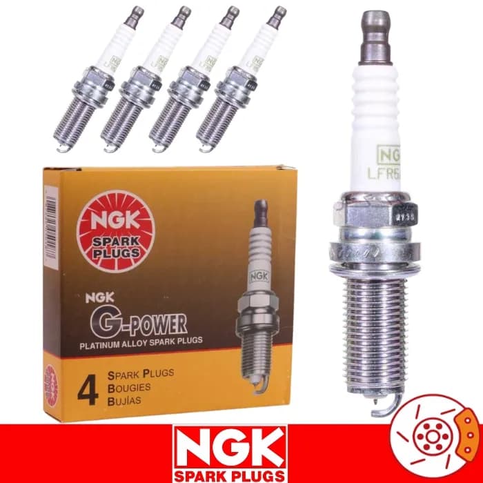 شمع موتور سراتو پایه بلند سوزنی پلاتینیوم لیزری ان جی کی NGK کد LFR5A-GP-5018
