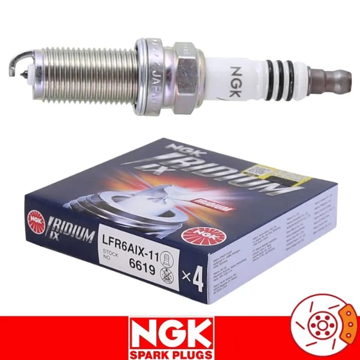 شمع موتور هایما S5 توربو پایه بلند سوزنی ایریدیوم لیزری ان جی کی NGK کد LFR6AIX11-6619 — تصویر ۳