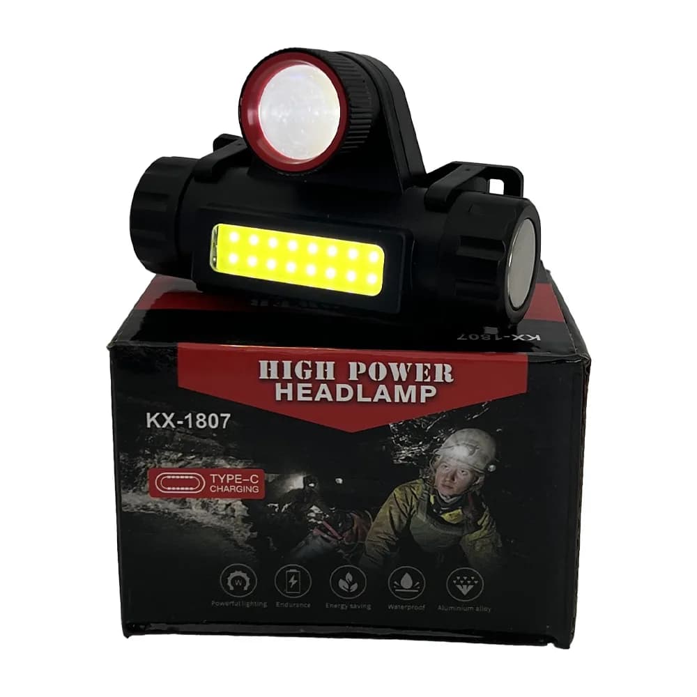 چراغ قوه پیشانی هدلایت شارژی مدل KX-1807