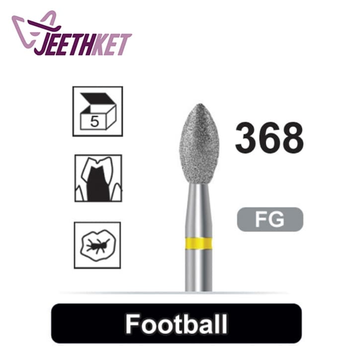 فرز الماسه پرداخت مدل شعله شمعی توربین/368_Pointed Football — تصویر ۲