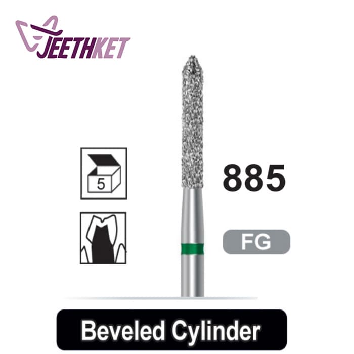 فرز الماسه تراش مدل استوانه ای سوزنی توربین/885_Beveled Cylinder