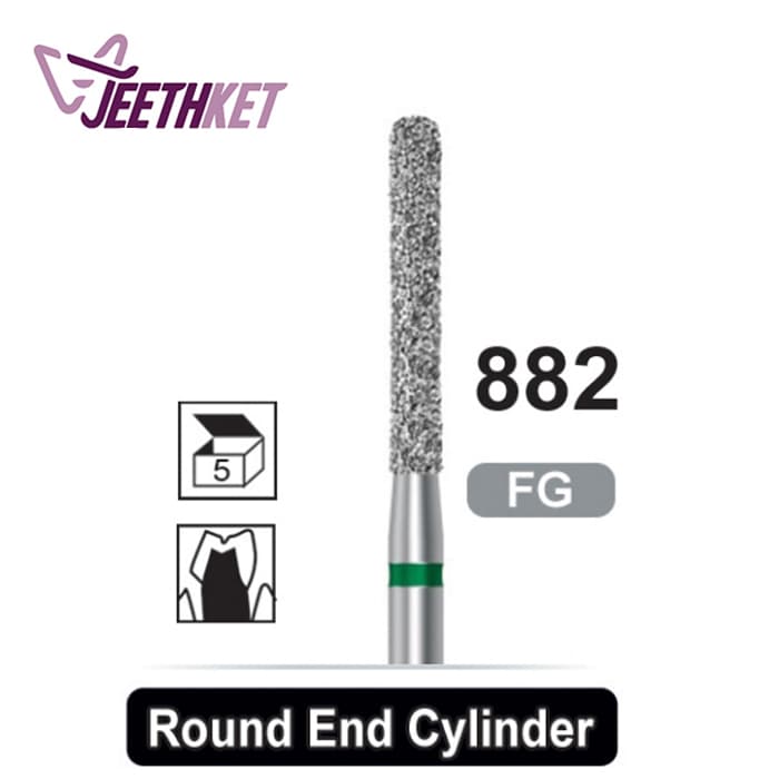 فرز الماسه تراش مدل استوانه ای ته گرد توربین/882_Round End Cylinder