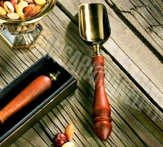 قاشق آجیل دسته چوبی ریور کد 106 — تصویر ۲