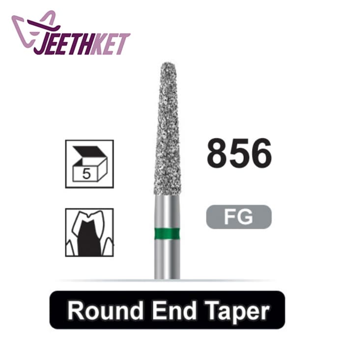 فرز الماسه تراش مدل مخروطی ته گرد توربین/856_Round End Taper