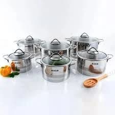 قابلمه تک سایز 22نیمه مات خط دار طلایی ریور 3863LG