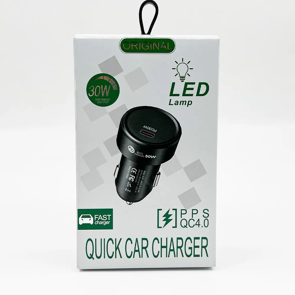 شارژر فندکی پورت تایپ سی 30W مدل P7