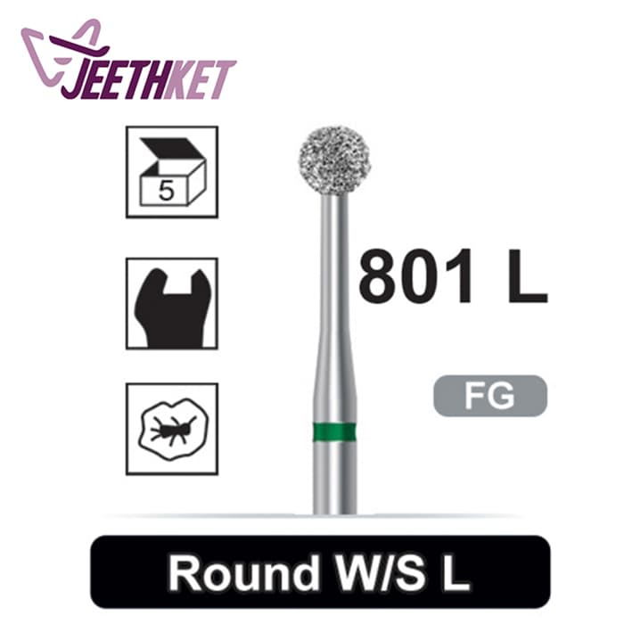 فرز الماسه تراش مدل روند شنک بلند توربین/801L _ Round W/S L