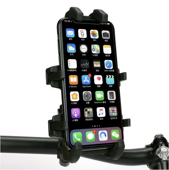 پایه نگهدارنده موبایل موتور سیکلت مدل هشت‌پا با شارژر USB — تصویر ۲
