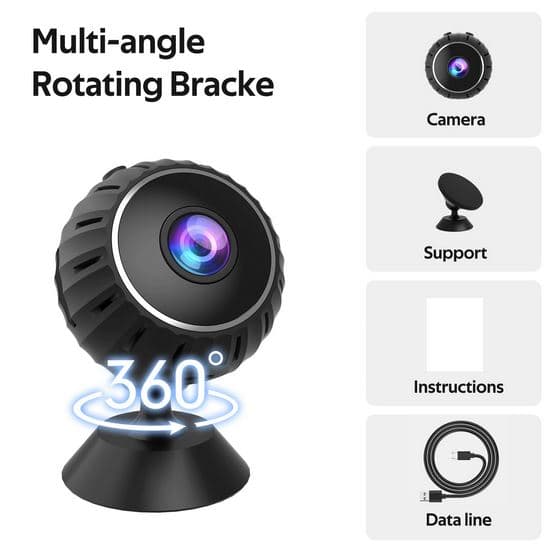 دوربین وای‌فای کوچک QiYou مدل X10 با کیفیت 1080P