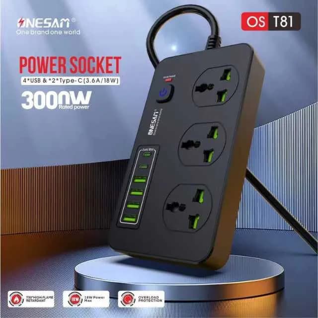 پاورسوکت onesam مدل os-T81 — تصویر ۳