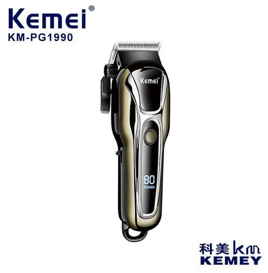ماشین اصلاح حرفه‌ای Kemei KM-1990PG با نمایشگر LCD