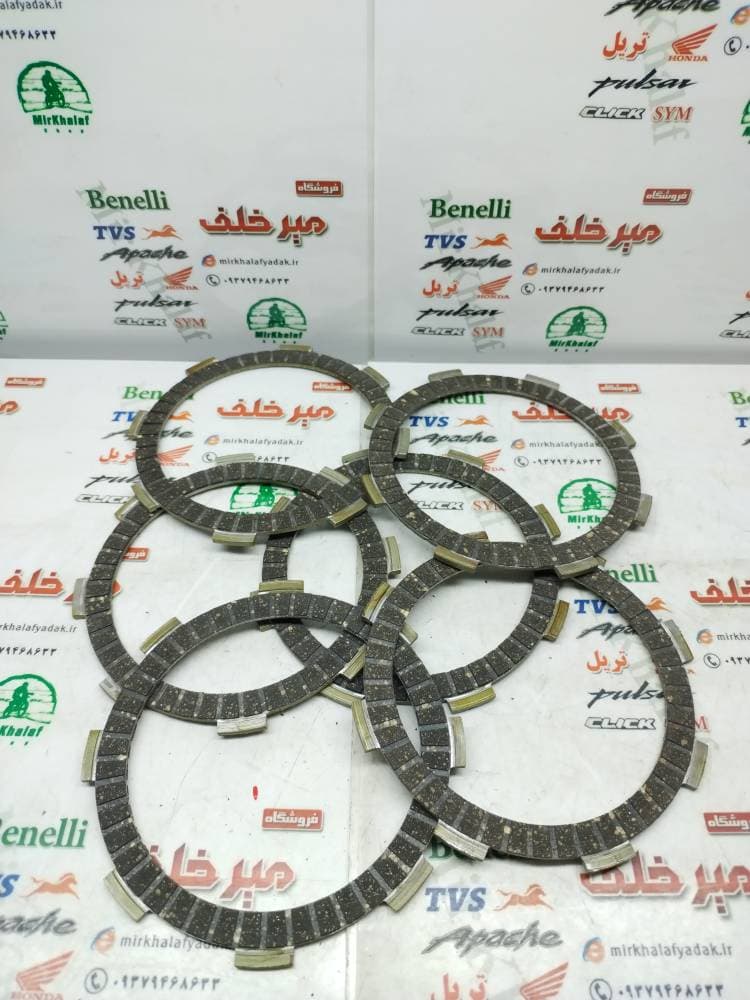 صفحه کلاچ موتور اپاچی 200 و sym گالکسی na nh و لوکی 185 lucky vf3 (اصلی)