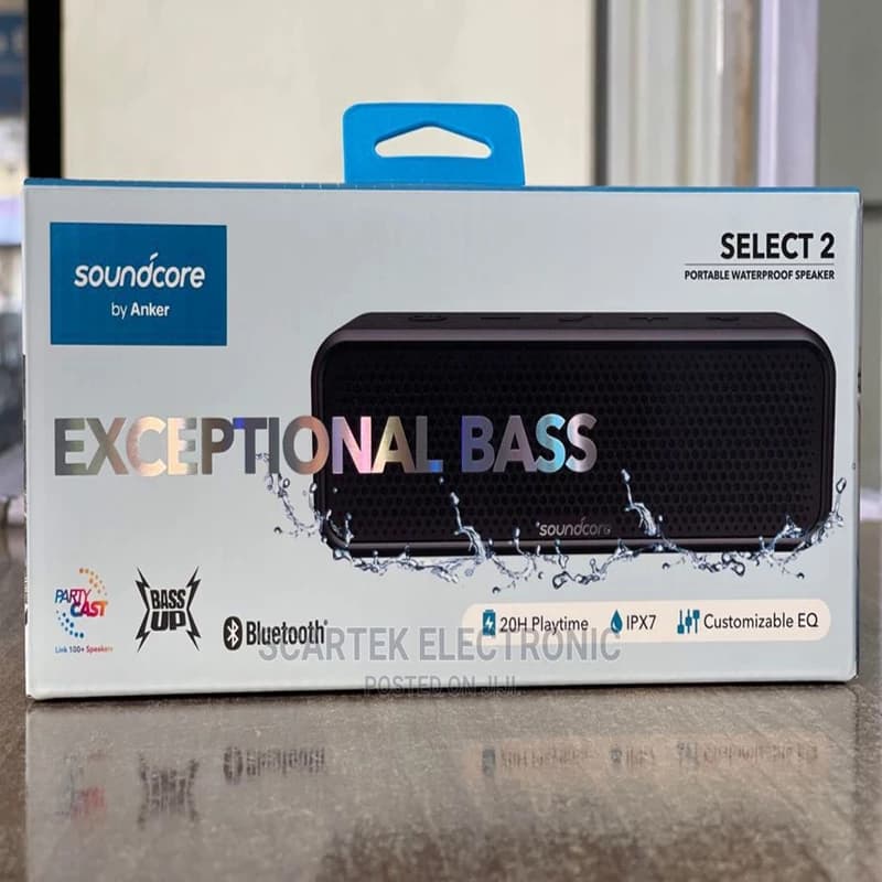 اسپیکر بلوتوثی قابل حمل انکر مدل soundcore select 2 — تصویر ۴