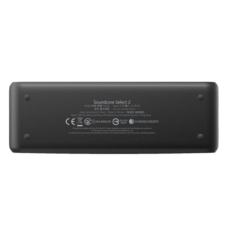 اسپیکر بلوتوثی قابل حمل انکر مدل soundcore select 2 — تصویر ۳