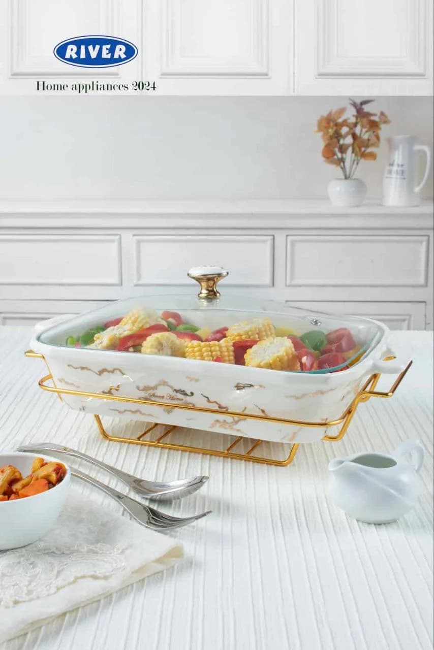 سوفله چینی مستطیل بزرگ Milano ریور کد 8204-32