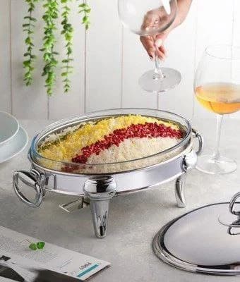 سوفله بیضی بزرگ روما نقره ای ریور کد RM300