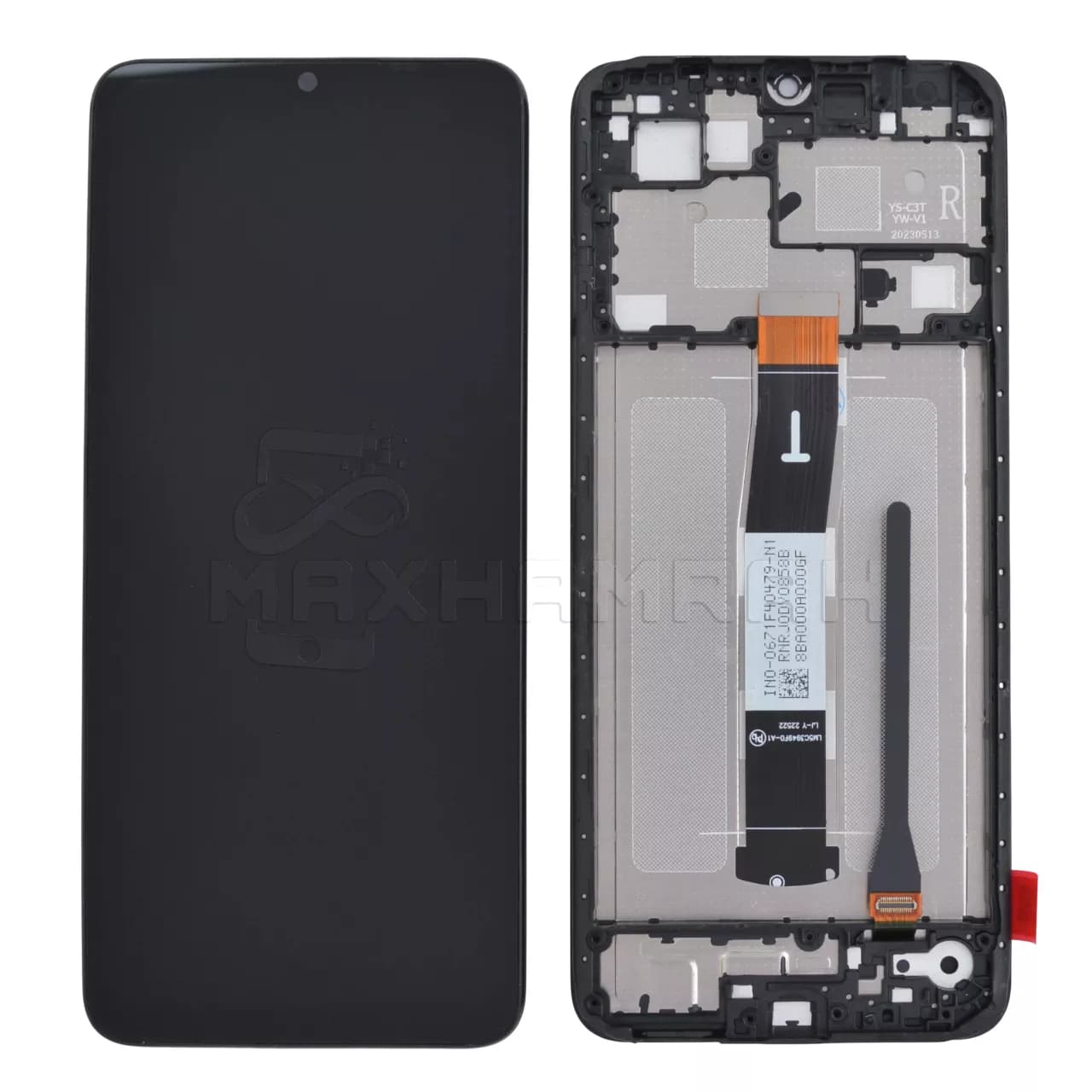 LCD Touch Screen with Frame for Xiaomi Redmi 12C