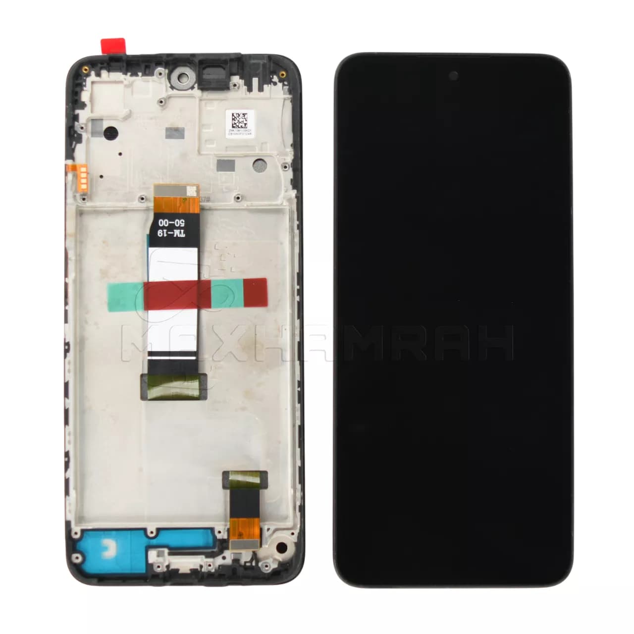 LCD Touch Screen with Frame for Xiaomi Redmi 12 – Black