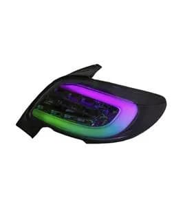 چراغ خطر پژو 207 مالتی کالر(wifi) جفت رنگ تمام سفید تمام دودی ان جی کو