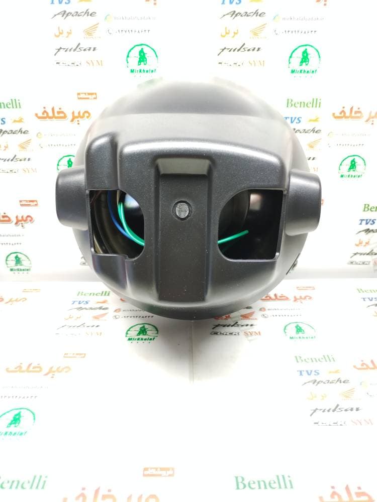 بلوری کامل چراغ جلو موتور پالس 180 چراغ گرد شرکتی — تصویر ۳