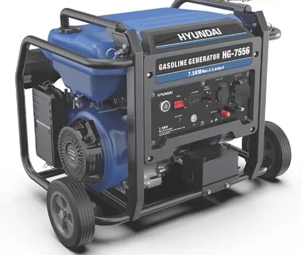 موتور برق هیوندای 7.5 کیلو وات ریموت دار مدل HG-7556 PRO