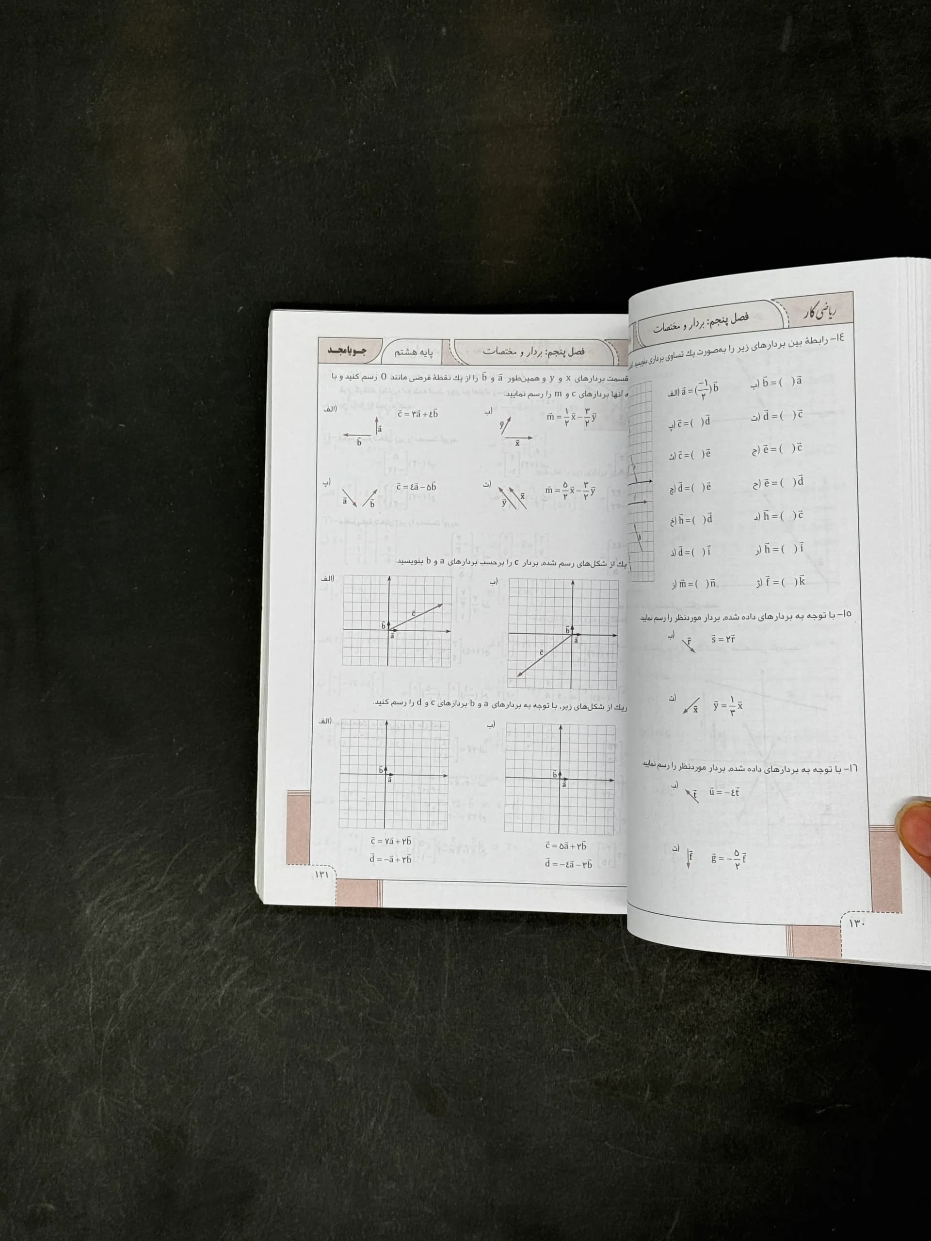 کتاب کار ریاضی هشتم جویامجد (دست دوم) — تصویر ۲