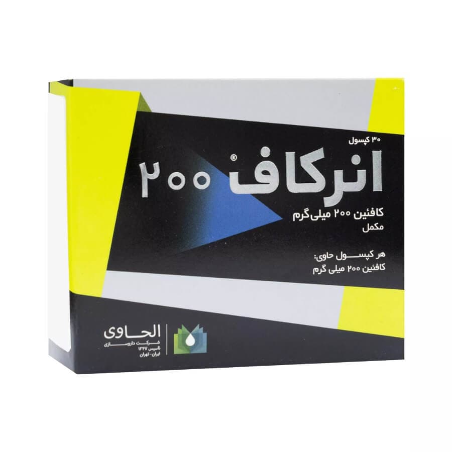 کپسول کافئین انرکاف 30عدد