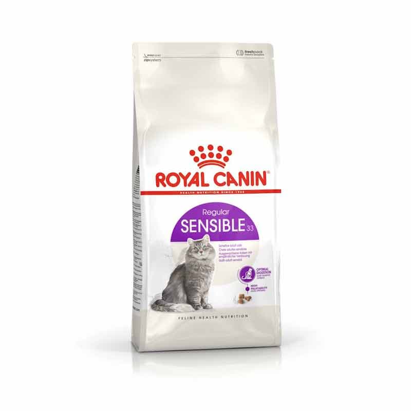 غذای خشک گربه بالغ سنسیبل رویال کنین Royal Canin Sensible Adult Cats