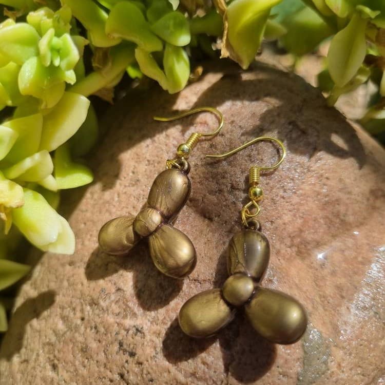 گوشواره مدل گلپر کد G003 — تصویر ۳