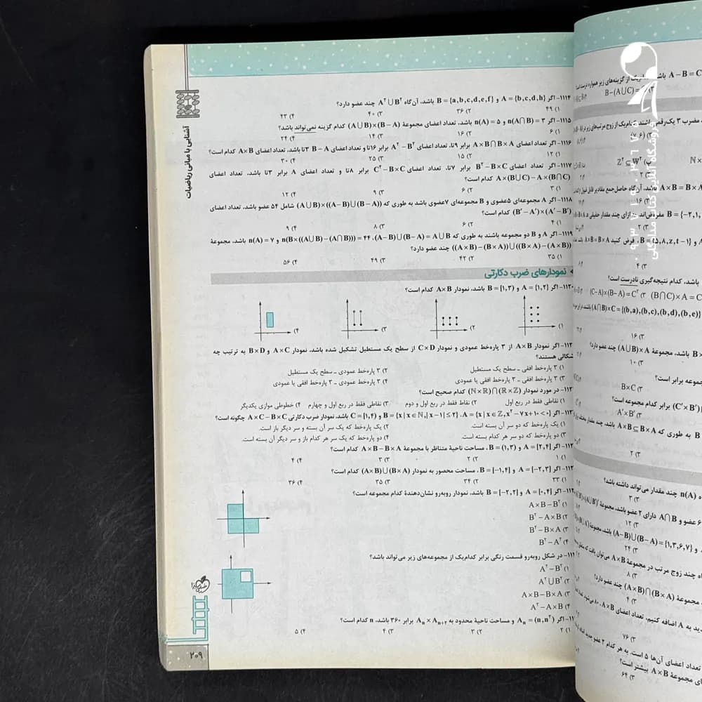 کتاب نردبام گسسته و آمار و احتمال پیشرفته خیلی سبز (دست دوم) — تصویر ۲