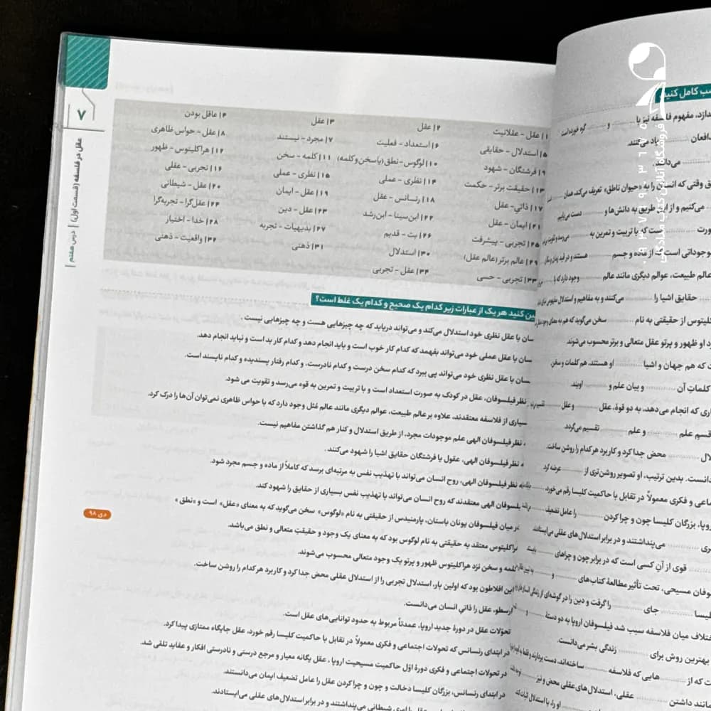 کتاب فلسفه دوازدهم میکرو گاج (دست دوم) — تصویر ۳