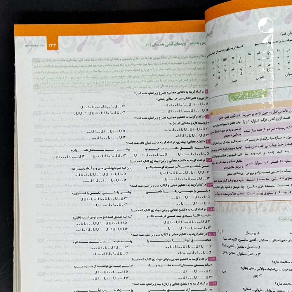 کتاب علوم و فنون ادبی کامل میکرو فیلم گاج (دست دوم) — تصویر ۳