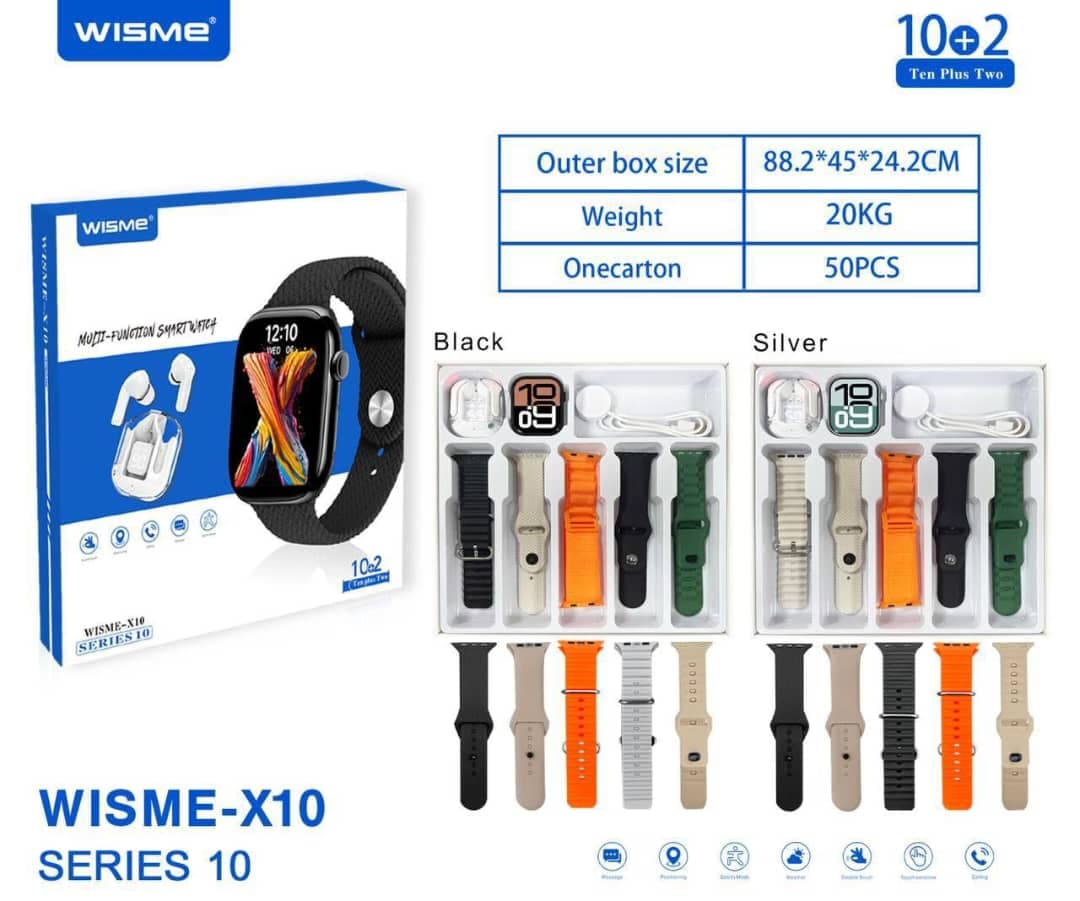پک ساعت هوشمند و ایرپاد برند WISME مدل WS-X10