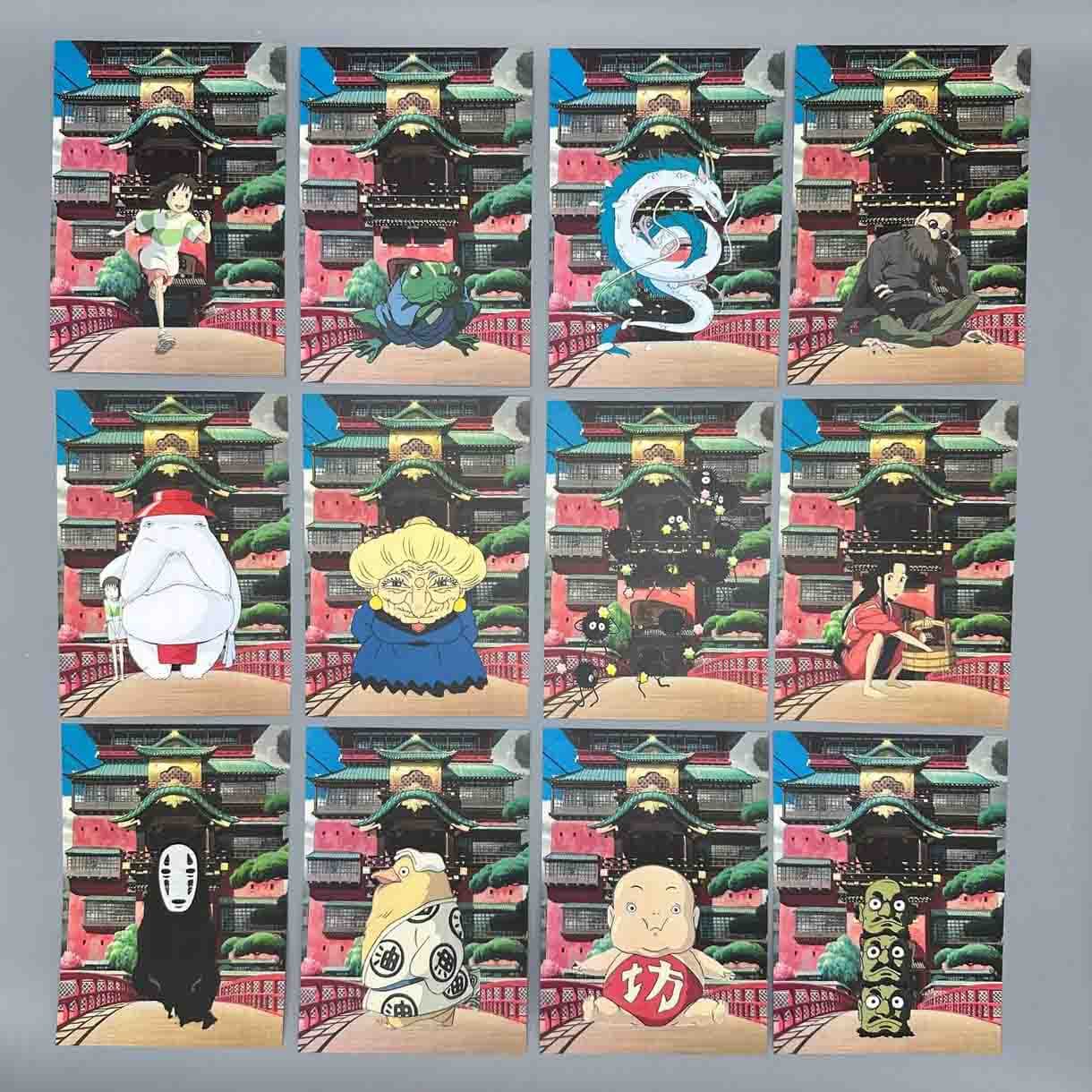 پک پوستر رنگی انیمه spirited away