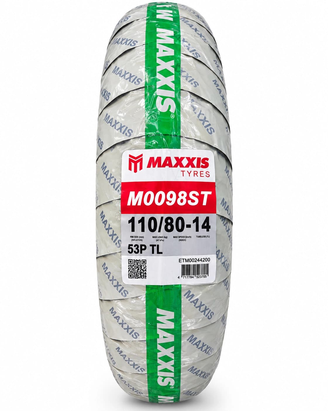 لاستیک هندی مکسس MAXXIS سایز 110/80-14