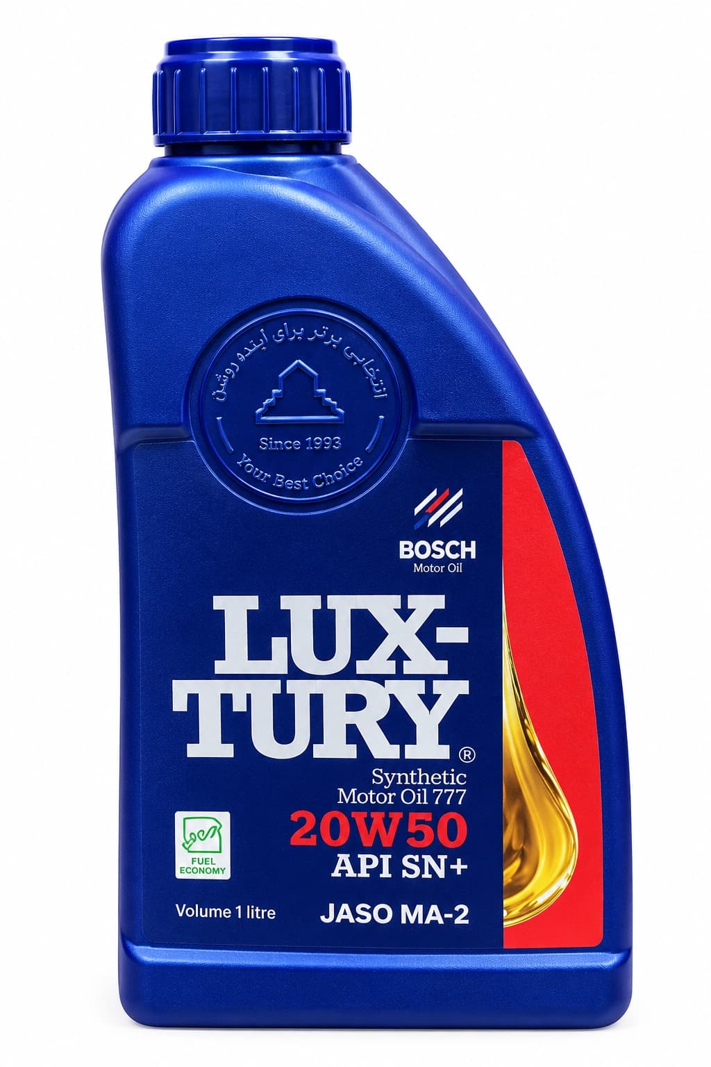روغن موتورسیکلت بوش 20W-50 مدل Luxury حجم 1 لیتر