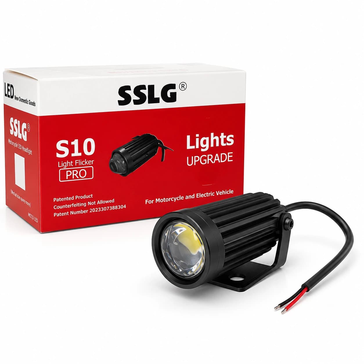 پروژکتور LED موتور سیکلت SSLG مدل S10 Light Flicker PRO