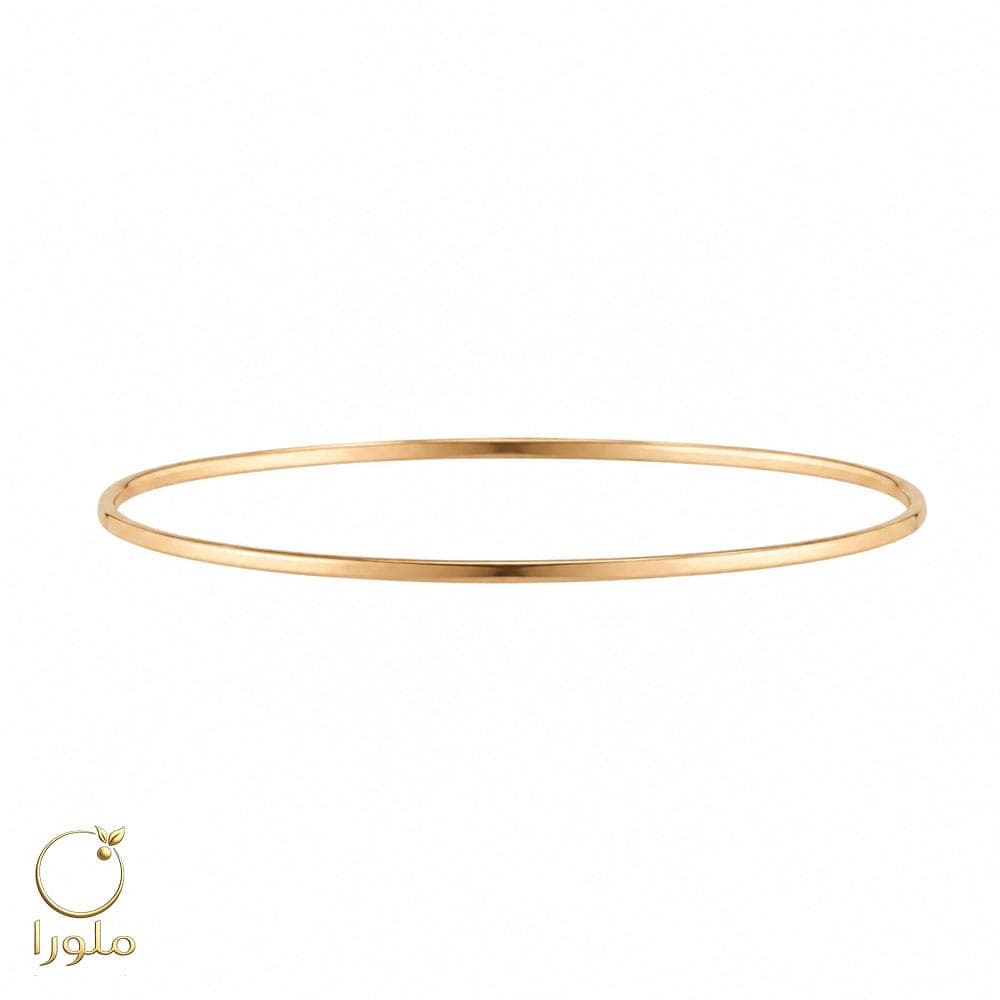 النگو آیینه ای طلا با وزن سبک و محکم سایز 2 کد 29001
